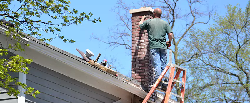 Vinyl and PVC Chimney Flashing Installation in Trumbull, CT